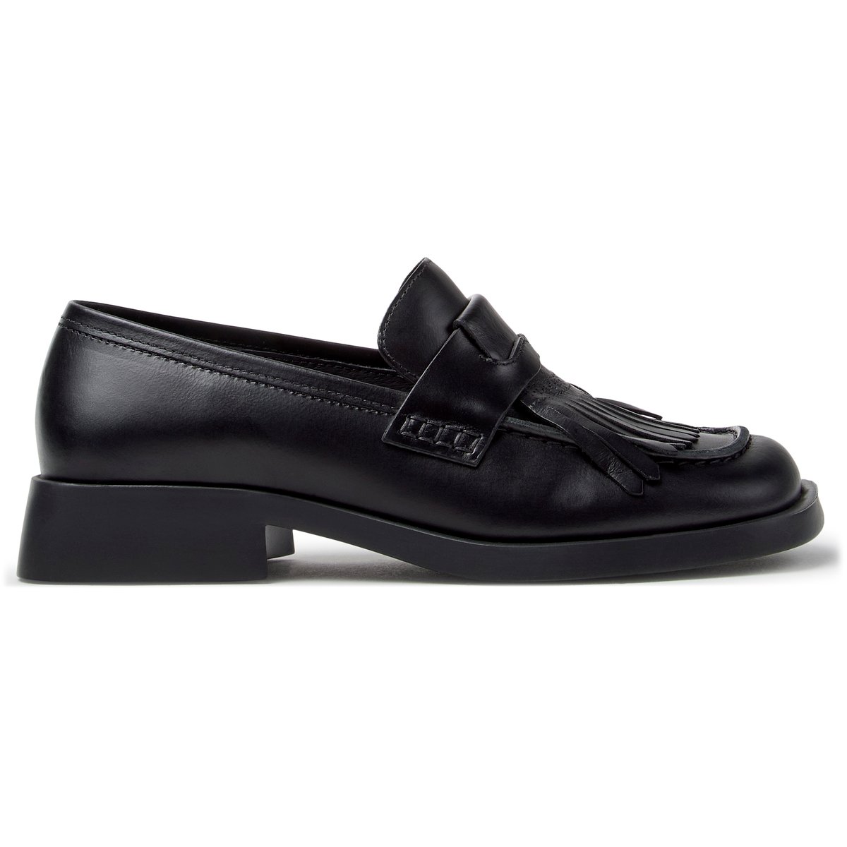 Mocassins Donna Smooth Leather noir 001, CAMPER