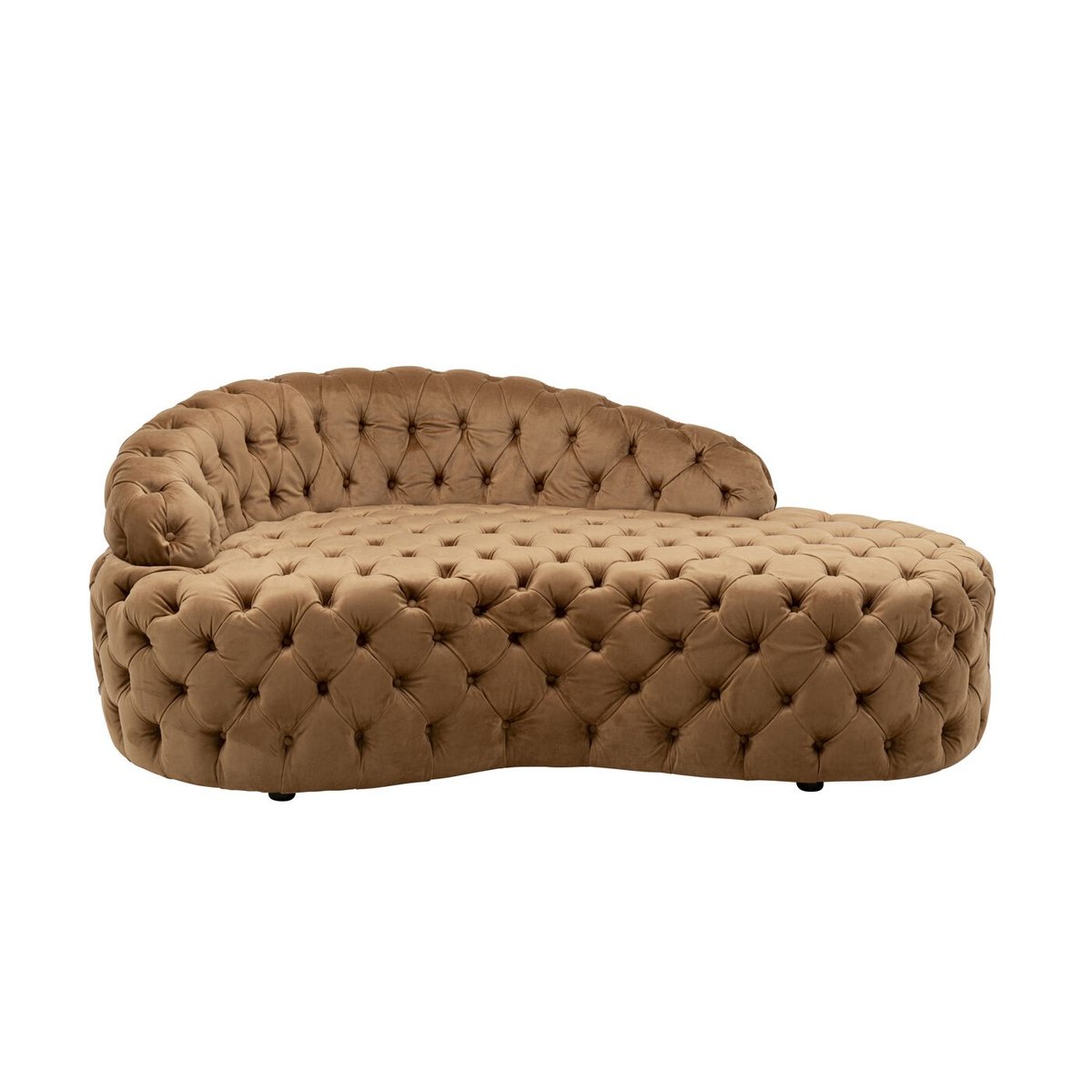 Méridienne en velours, SANTA BARBARA beige, KARE DESIGN