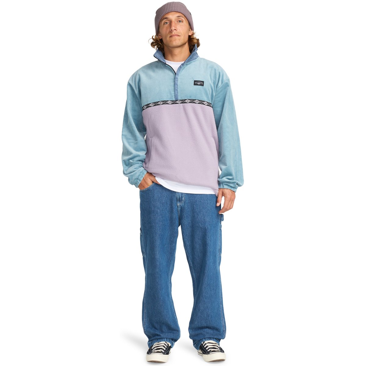 Sweat à capuche SPACE LOBSTER bleu washed blue, BILLABONG