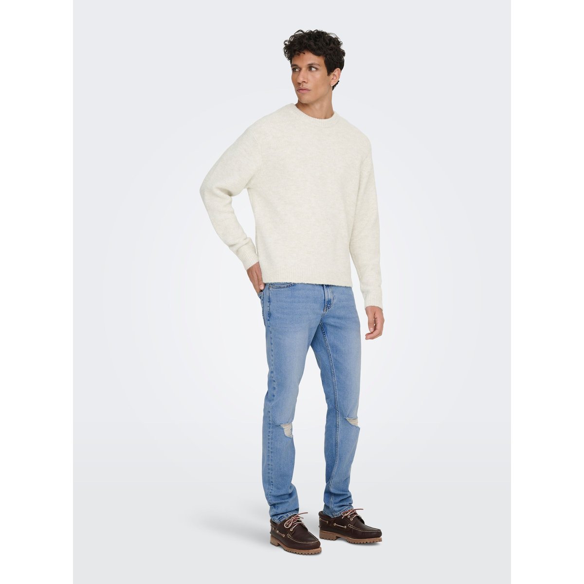 Jean Slim light blue denim, ONLY & SONS