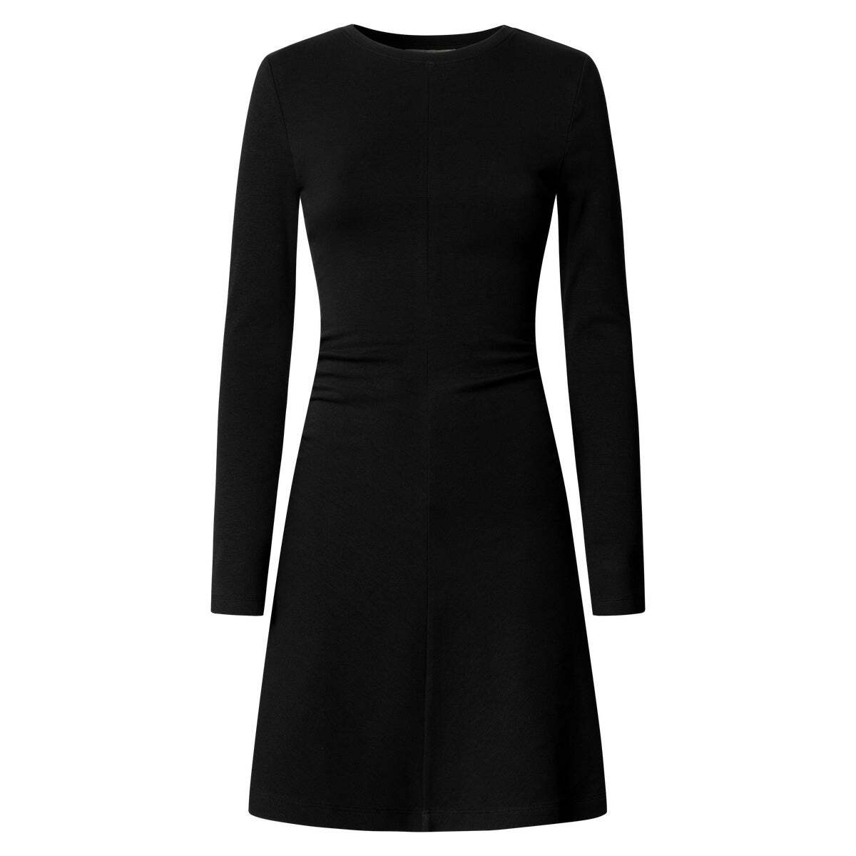 Robe Courte À Col Rond noir, PEPE JEANS