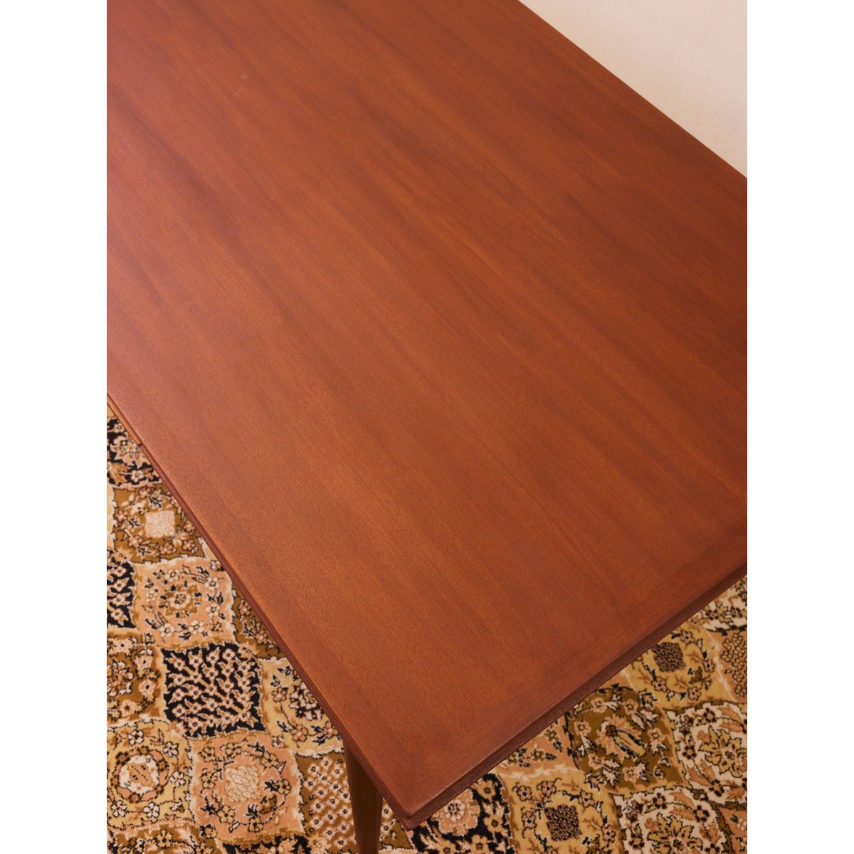 Table à manger scandinave en bois Karla N°1259 - Bon état bois foncé, DEBONGOUT