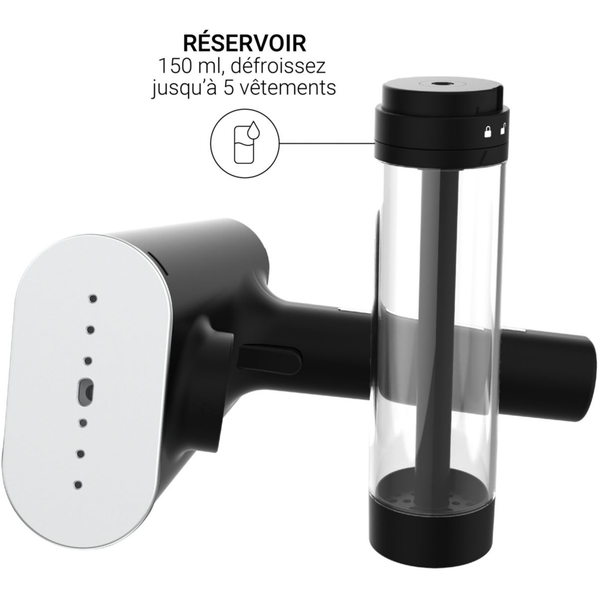 Défroisseur vapeur EUNS150B V2 Karl couleur unique, STEAMONE