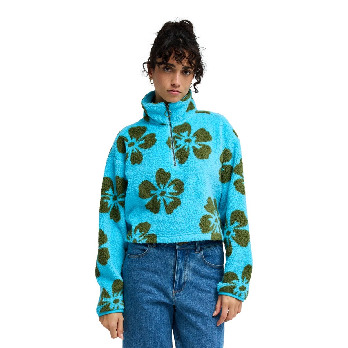 Polaire demi-zip HOLIDAY bleu ocean eyes, BILLABONG