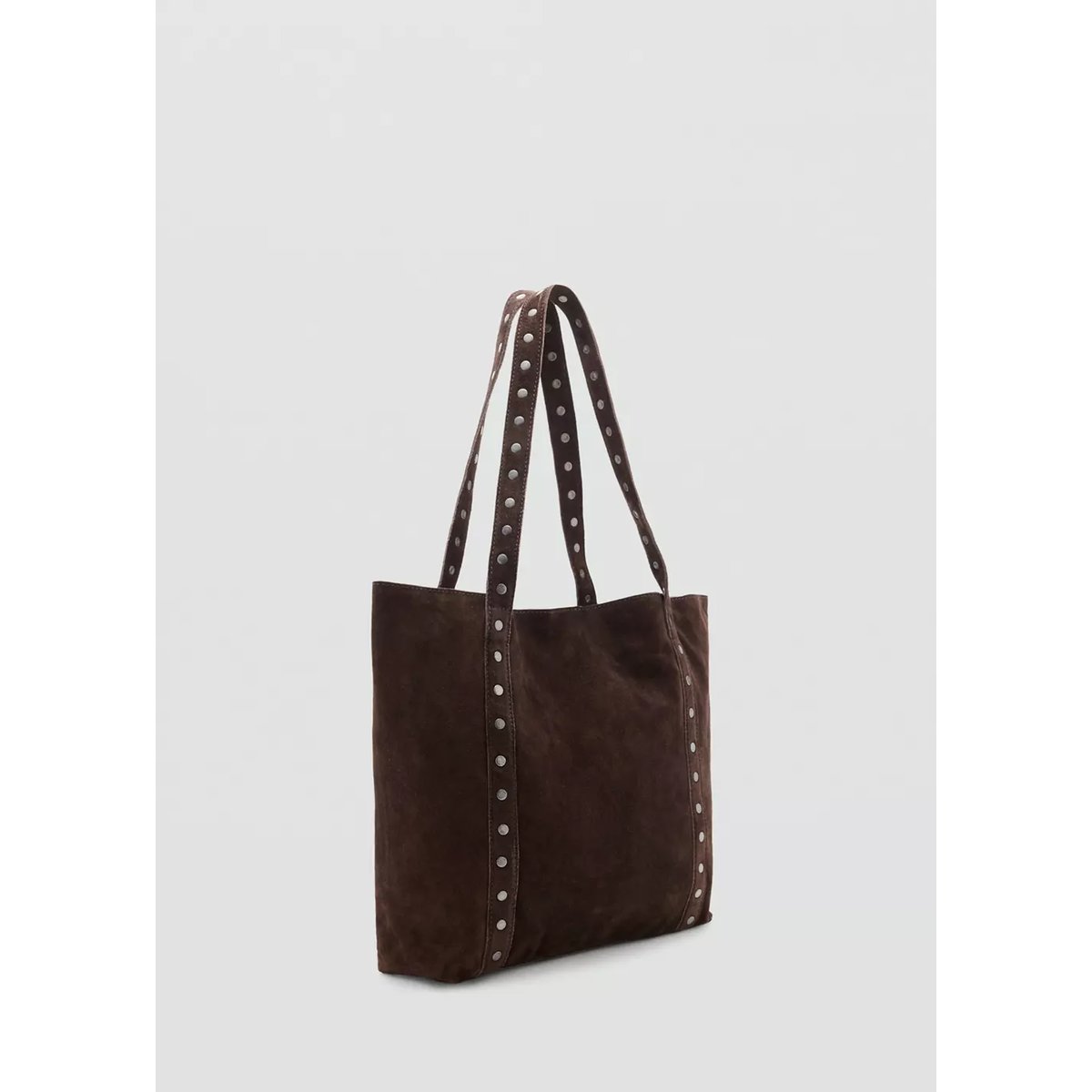 Sac tote cuir chocolat, MANGO TEEN