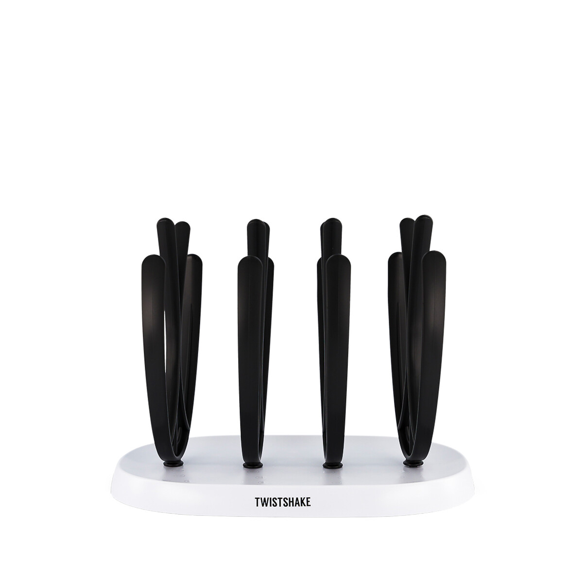 Escorredor de biberões Twistshake preto/branco, TWISTSHAKE