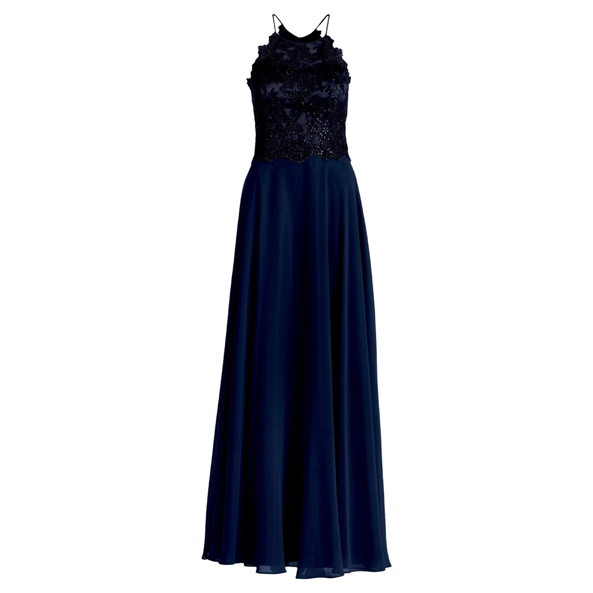 Robe de soirée dos-nu night sky, VERA MONT