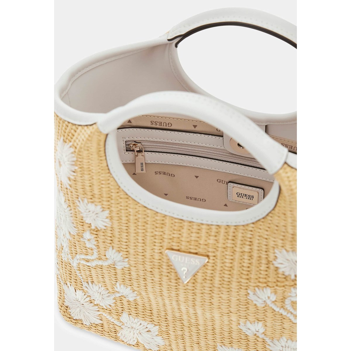 Sac Bandoulière Kirsten blanc, GUESS