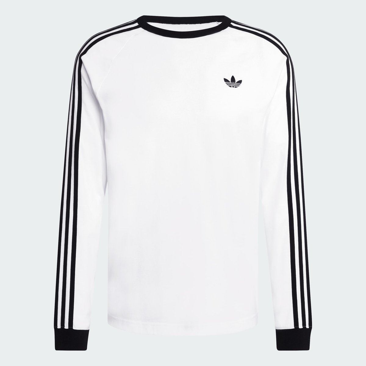 T-Shirt Manches Longues 3 Bandes T-Shirt Manches Longues 3 Bandes white, adidas Originals