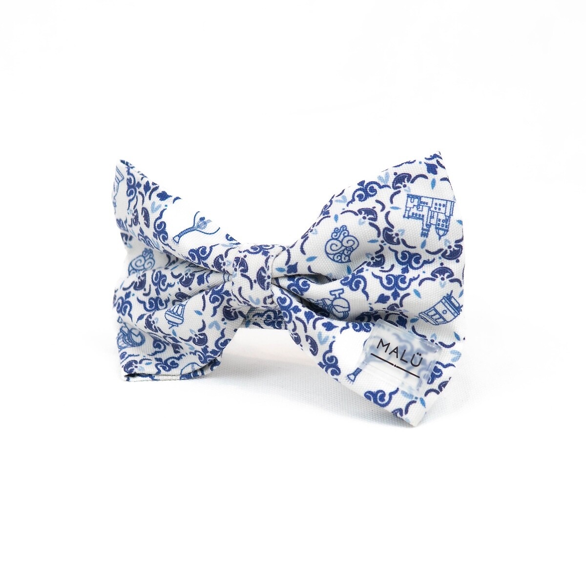 Laço Saudade, Malü Pet Wear azul, MALU PET WEAR