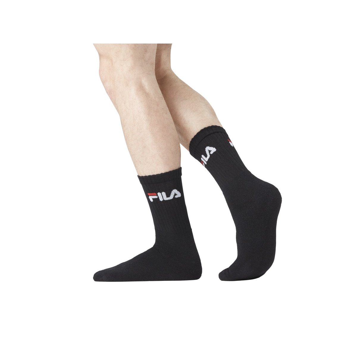 Lot De 12 Paires De Chaussettes Tennis noir/blanc, FILA
