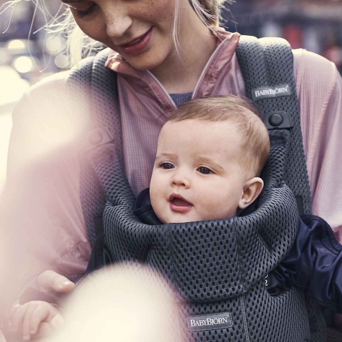 Draagzak move mesh 3D antraciet, BABYBJORN
