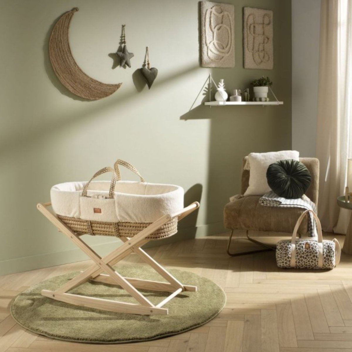 Support pour couffin beige, SAUTHON