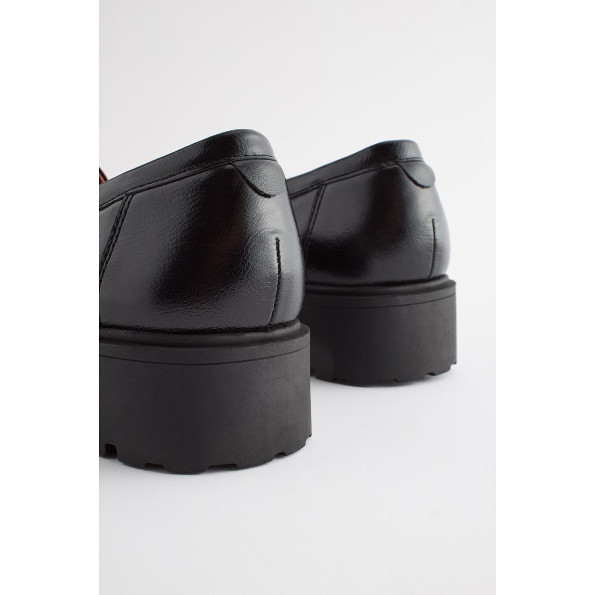 Mocassins à semelle épaisse noir, NEXT