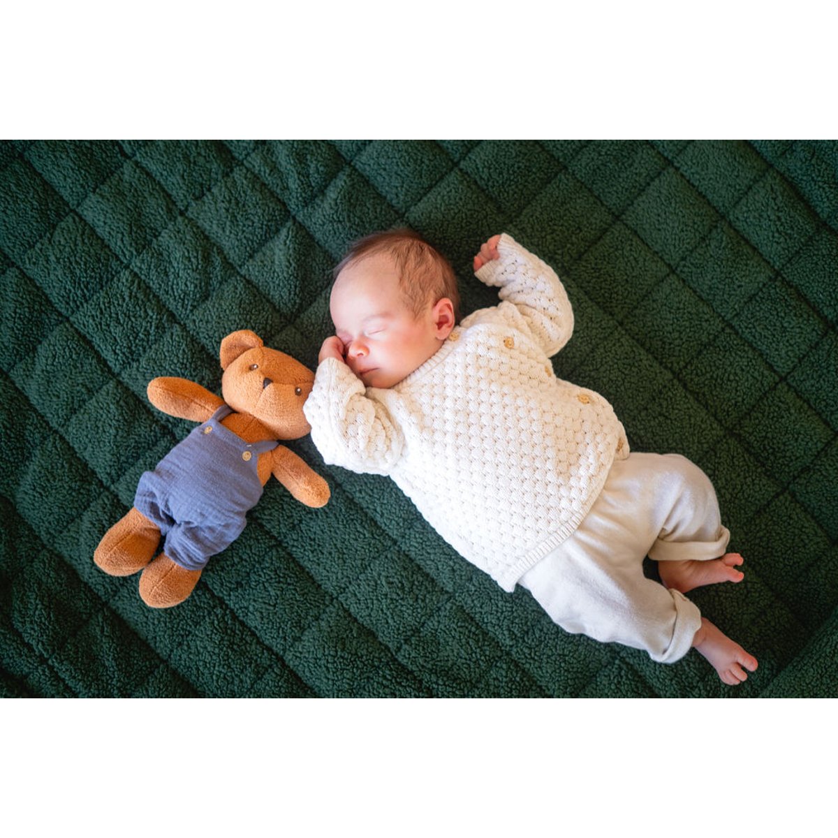 play&go - tapis d´éveil & sac - evergreen teddy green, PLAY ET GO