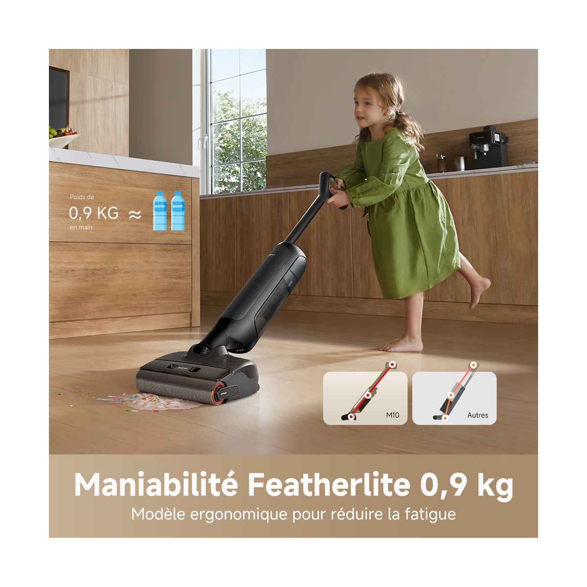 Nettoyeur de sol M10 couleur unique, MOVA