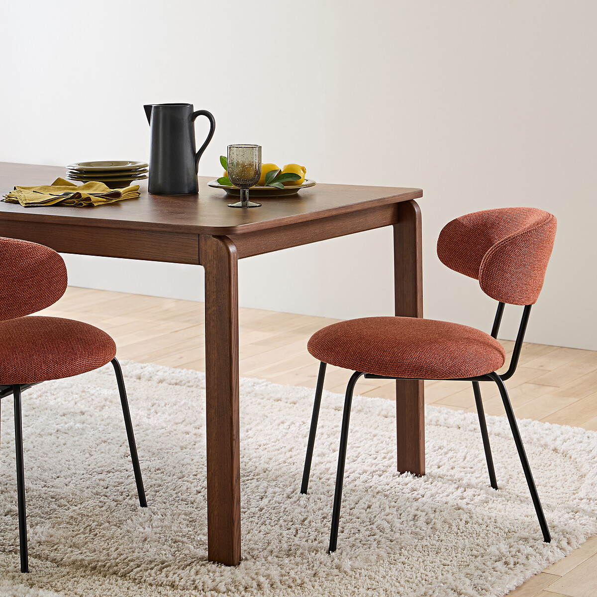 Set di 2 sedie in tessuto, Clarvia beige, LA REDOUTE INTERIEURS