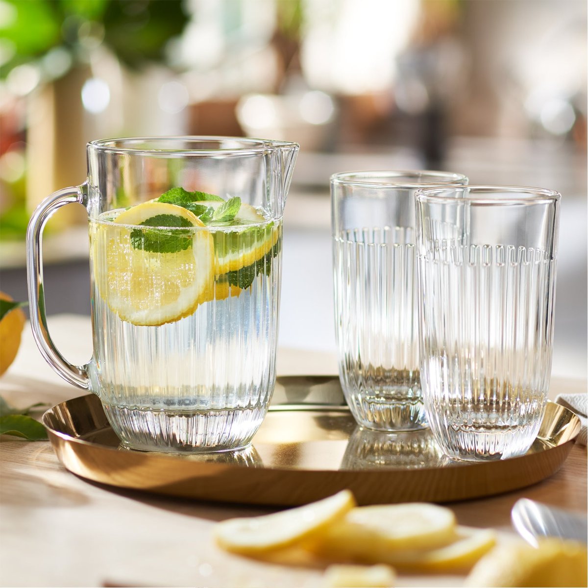 Lot de 6 long drinks, OUESSANT transparent, LA ROCHERE