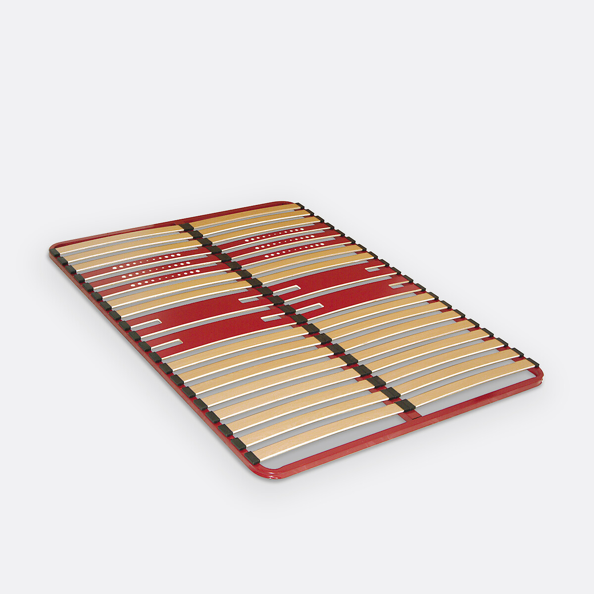 Sommier à lattes morpho 5 zones, Bultex bordeaux, BULTEX