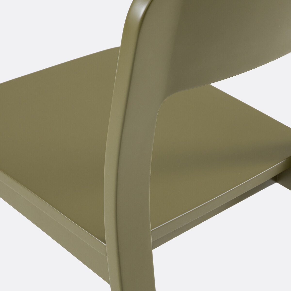 Lot de 2 chaises en bouleau massif teinté, Talet kaki, LA REDOUTE INTERIEURS