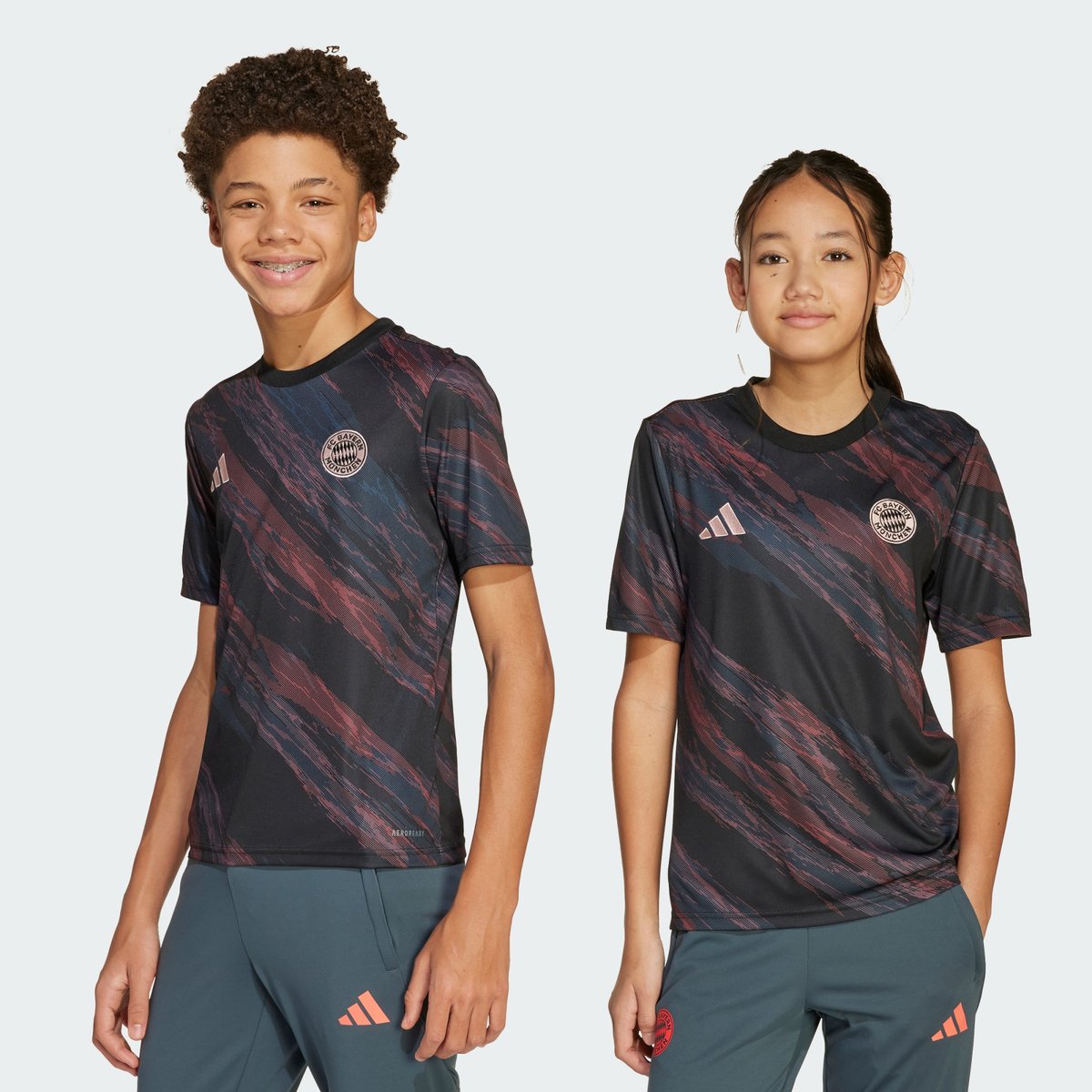 Maillot D'échauffement Fc Bayern 25/26 Enfants black, adidas Performance