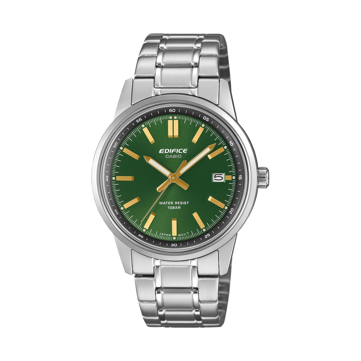 Montre Analogique EDIFICE argenté vert argenté, CASIO
