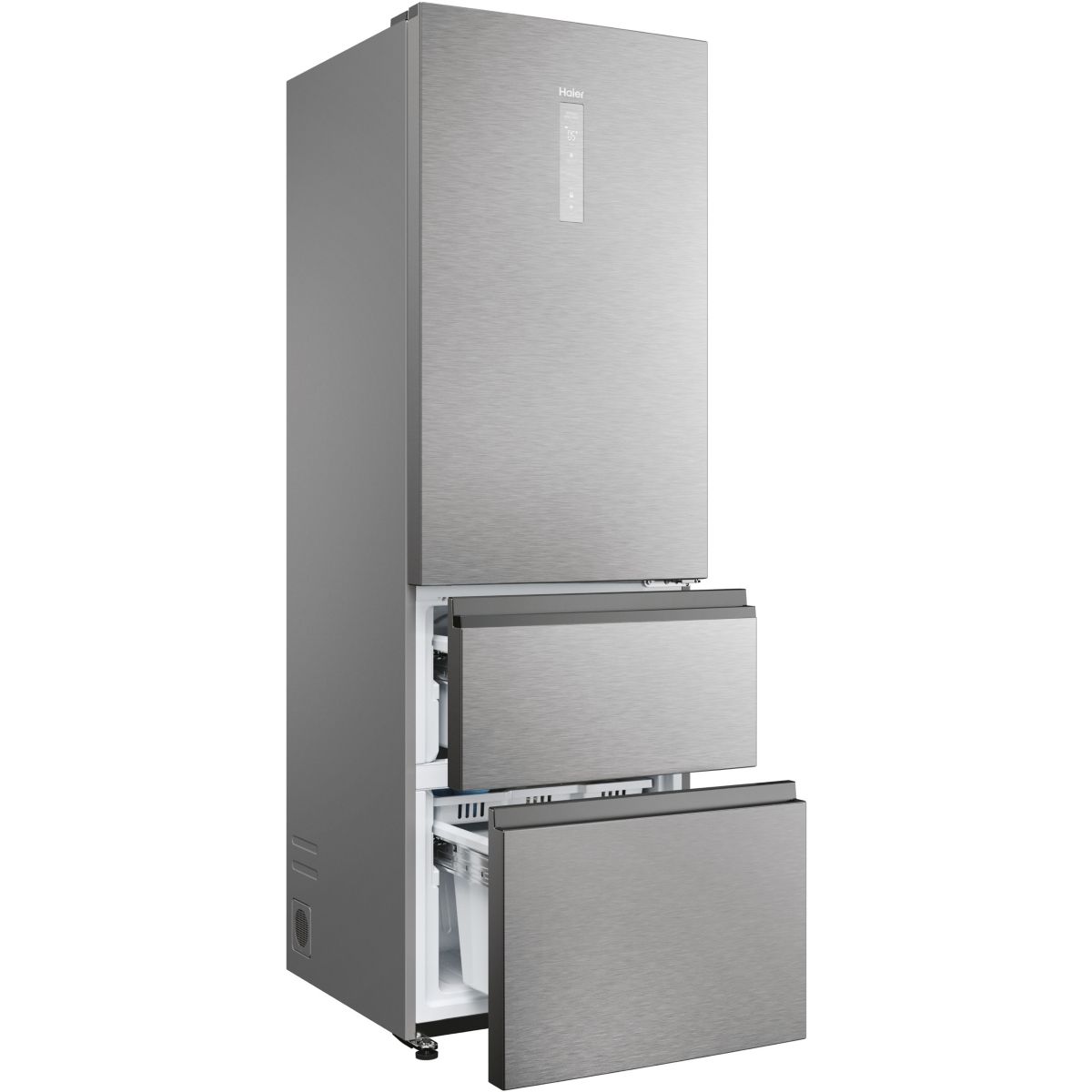 Réfrigérateur combiné HTW5618CNMG couleur unique, HAIER