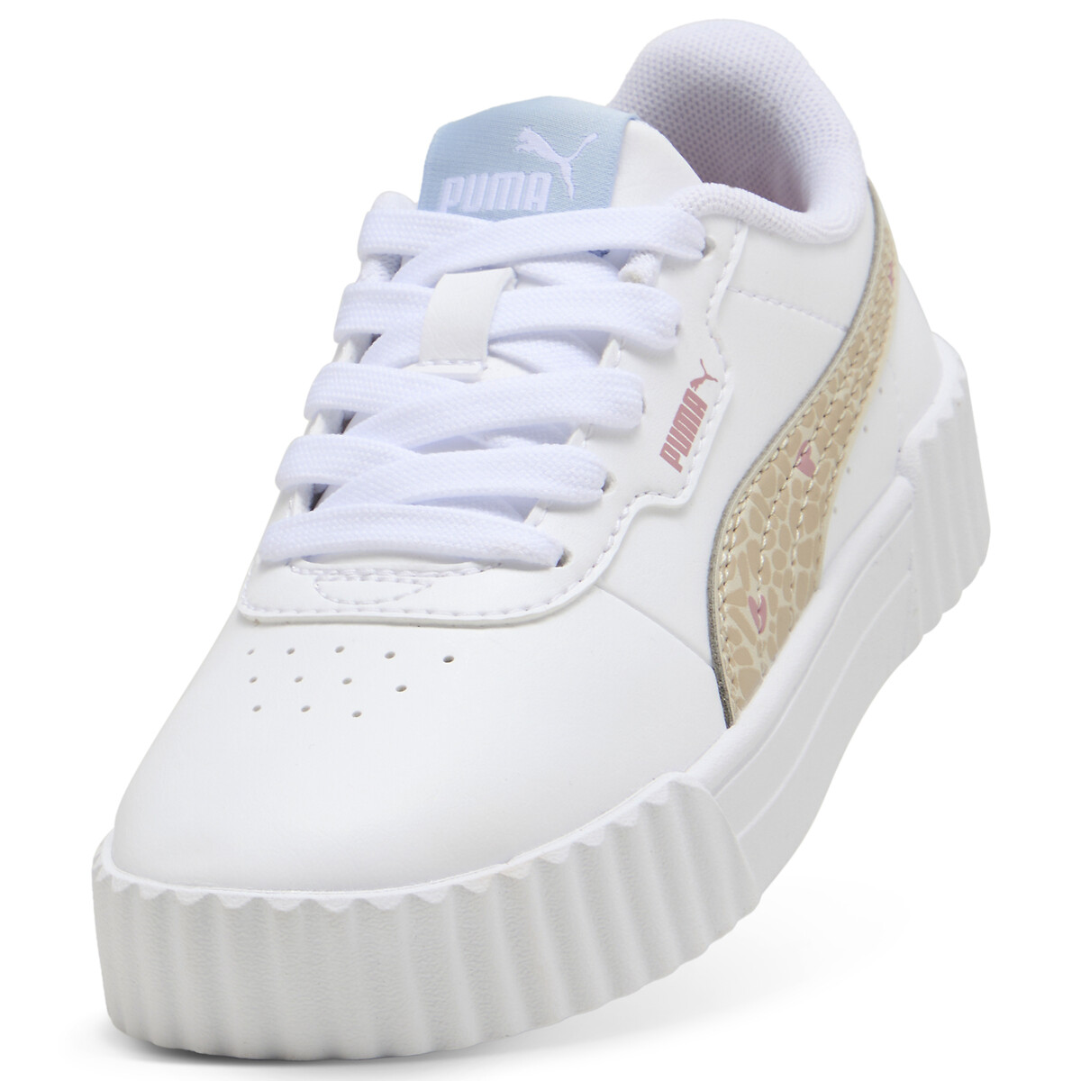Baskets CARINA 3.0 WINTER SAFARI blanc/beige/rose, PUMA