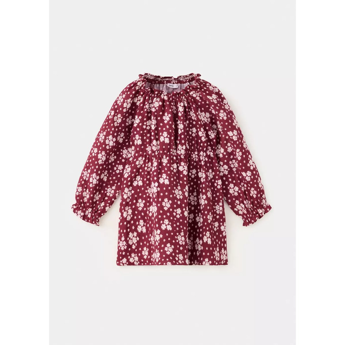Robe à fleurs rouge, MANGO BABY