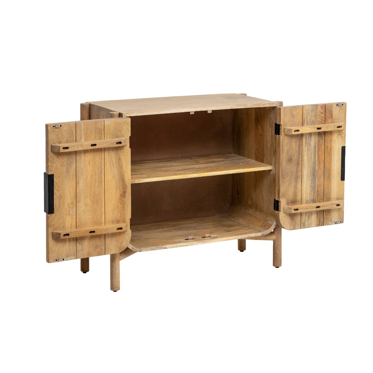 Buffet en bois de manguier NOVA bois clair, MADE IN MEUBLES