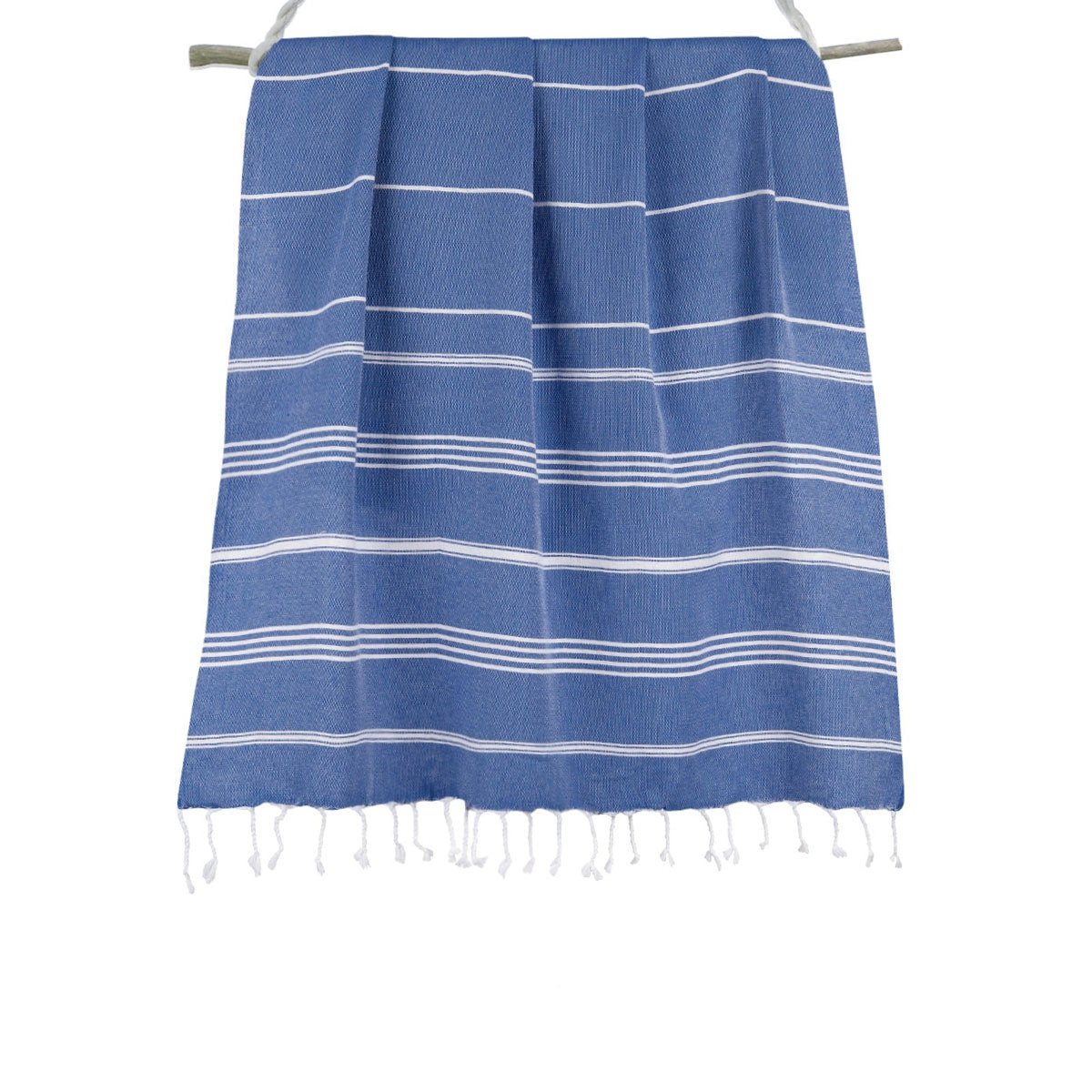 Fouta coton MYKONOS bleu grec, FEBRONIE