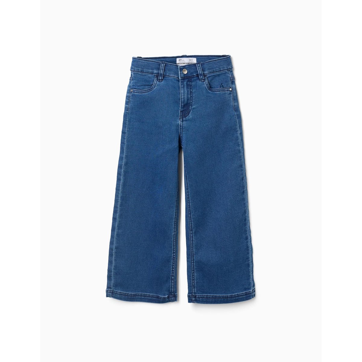 Jean à jambe large avec 4 poches bleu jean, ZIPPY