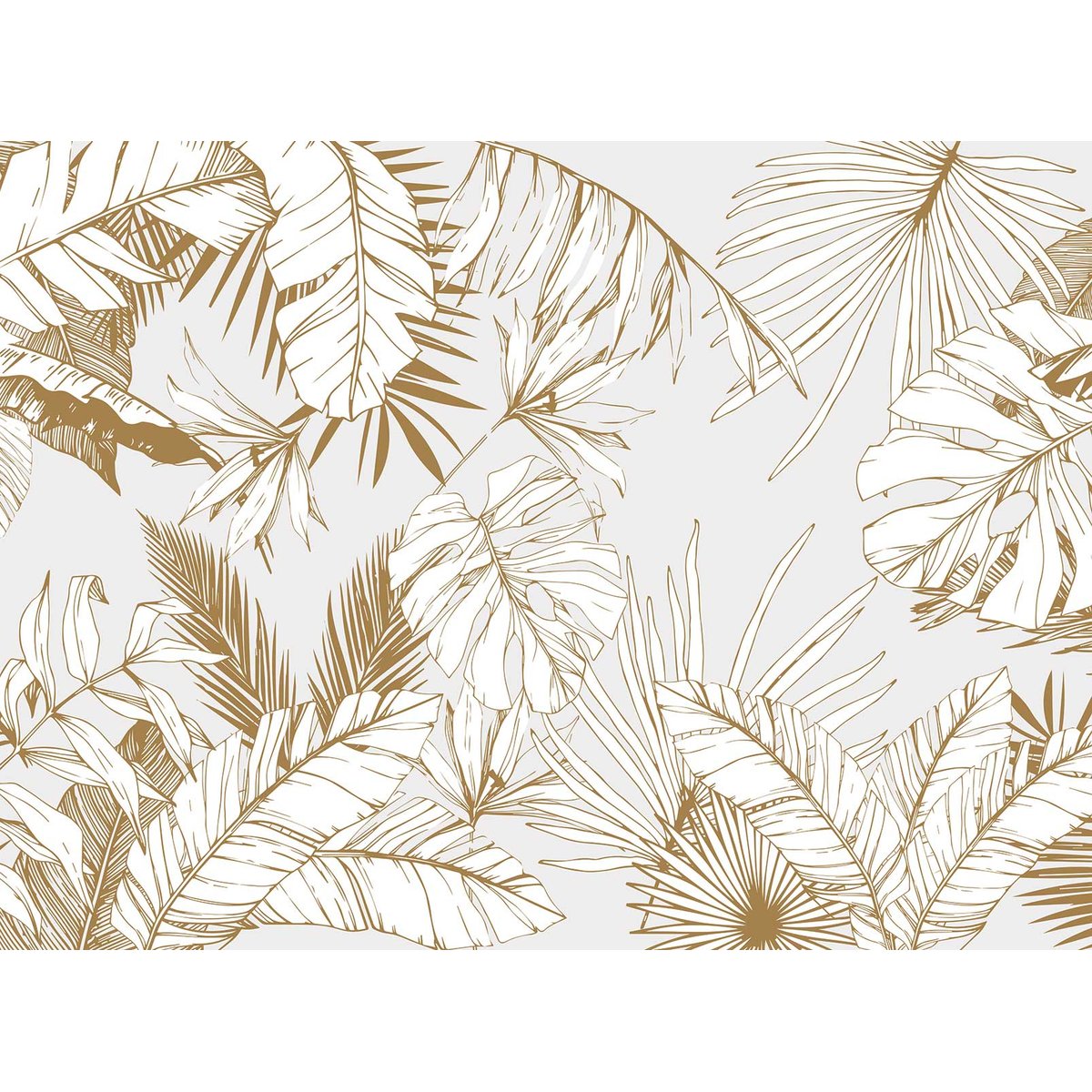 Papier peint coco beige intissé, HEXOA