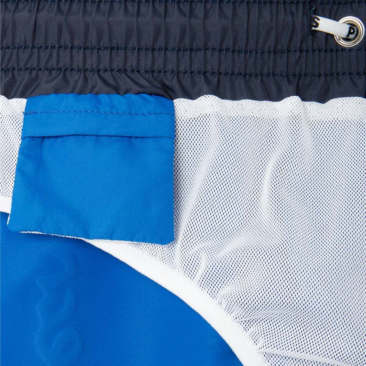 Short De Bain Bermuda Avec Logo Imprimé bleu vif, PEPE JEANS