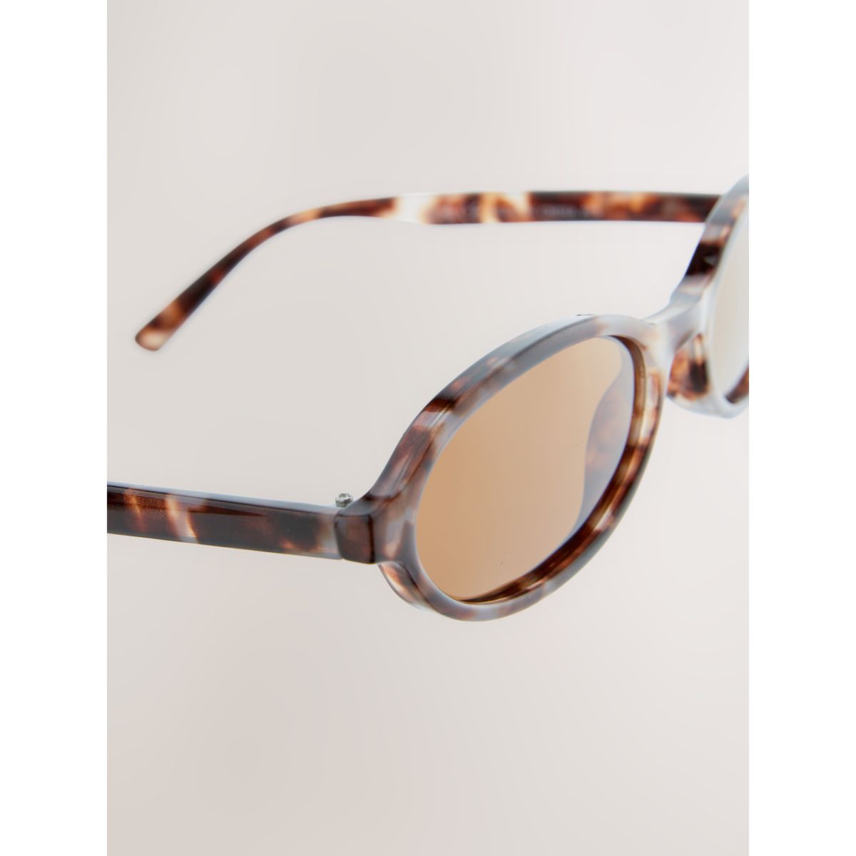 Lunettes de soleil ovales brun écaille de tortue, NEXT