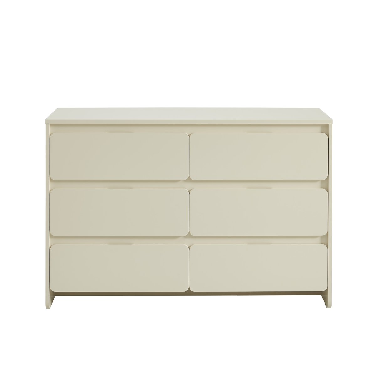 Commode 6 tiroirs AKKA beige, BAÏTA
