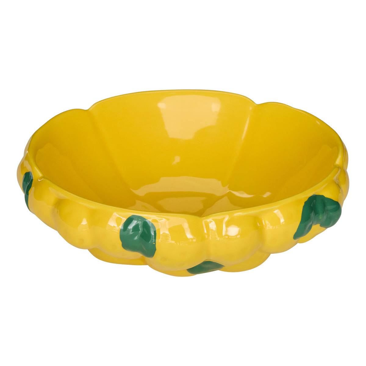 Coupe D25cm FRUITY jaune, ATMOSPHERA