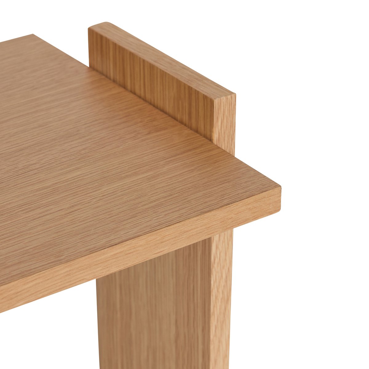Table d'appoint en placage de chêne FUTU naturel, HUBSCH