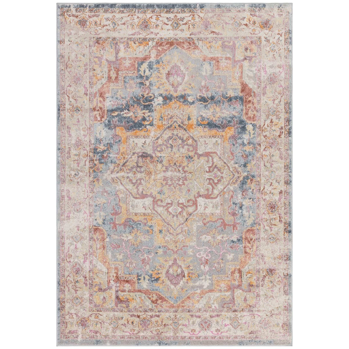 Tapis salon et chambre style oriental ZINA multicolore, NOVATREND
