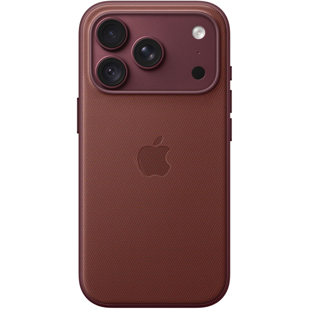 Coque iPhone 18 Pro TechWoven Bordeaux Magsafe couleur unique, APPLE