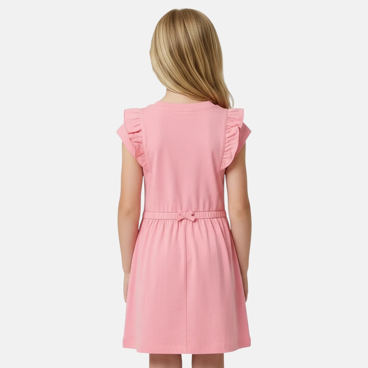 Robe manches courtes, col rond et coupe évasée BOHÈME rose, LEE COOPER
