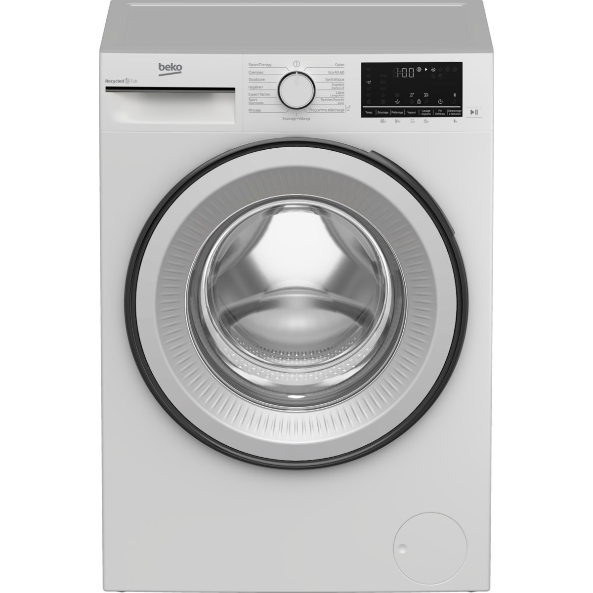 Lave linge hublot B3WFT51140W blanc, BEKO