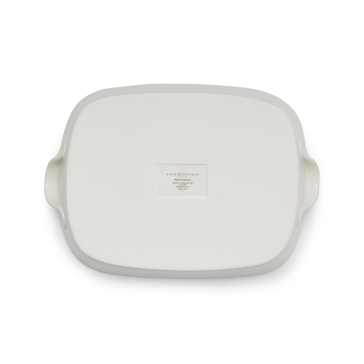 50cm White Handled Roasting Dish white, SOPHIE CONRAN FOR PORTMEIRION