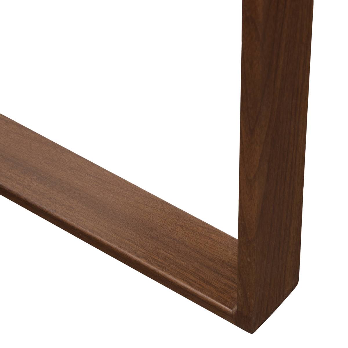 Bureau rectangulaire en verre trempé ARIRO beige, ATMOSPHERA
