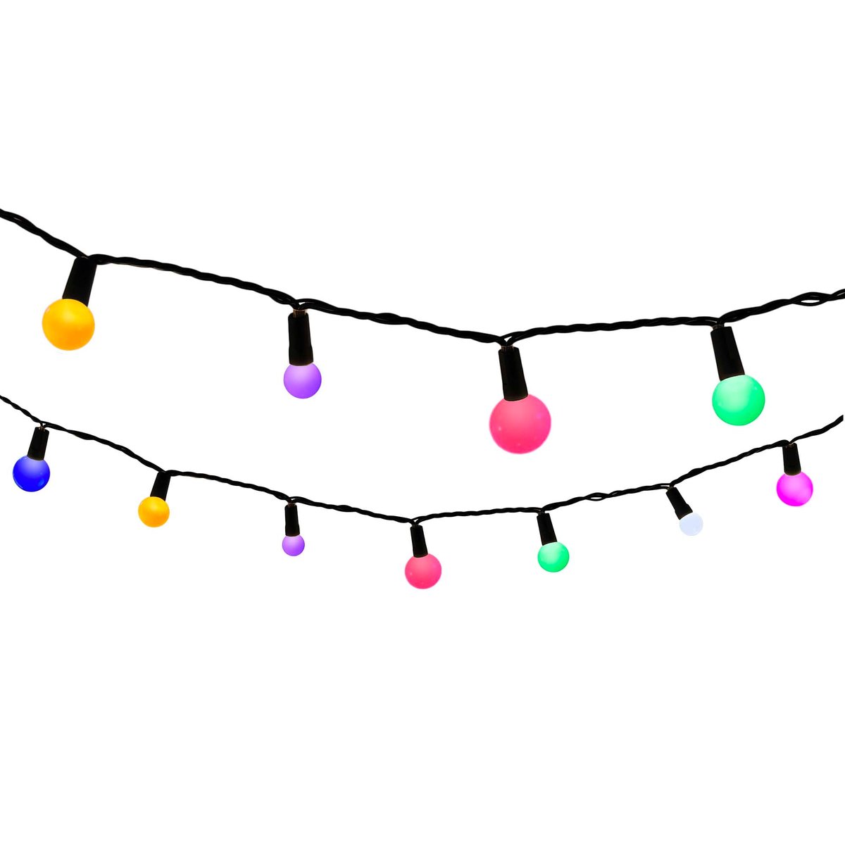 Guirlande Solaire BILLY RGB multicolore, LUMISKY
