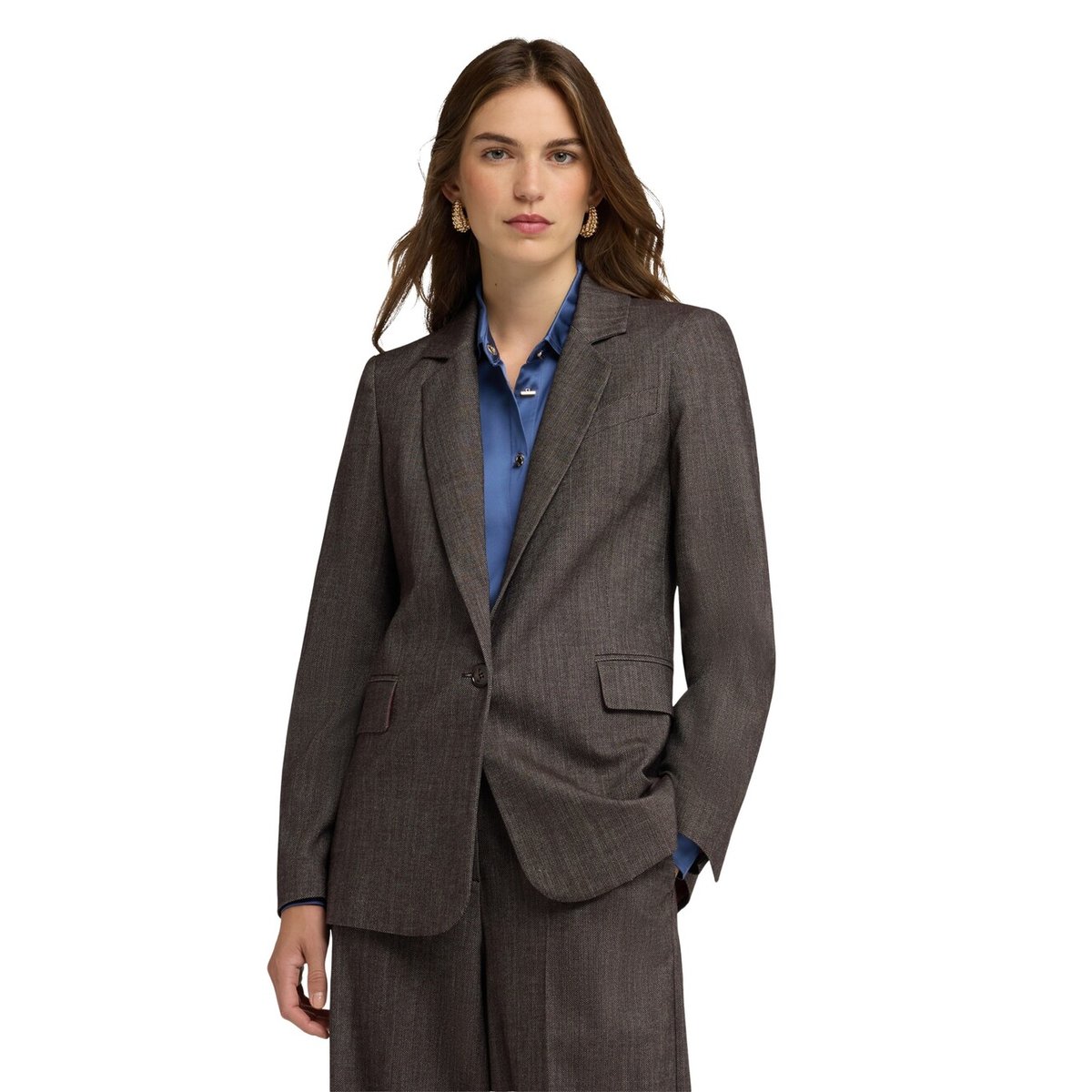 Blazer teint fil gris, MOTIVI