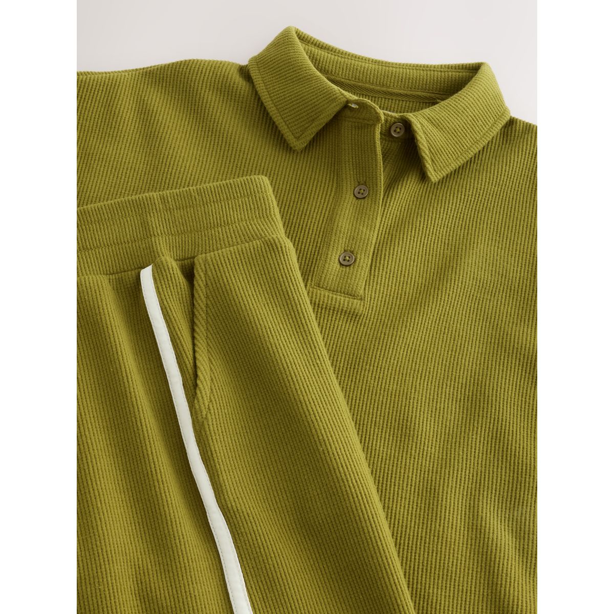 Ensemble large style rugby vert olive, NEXT