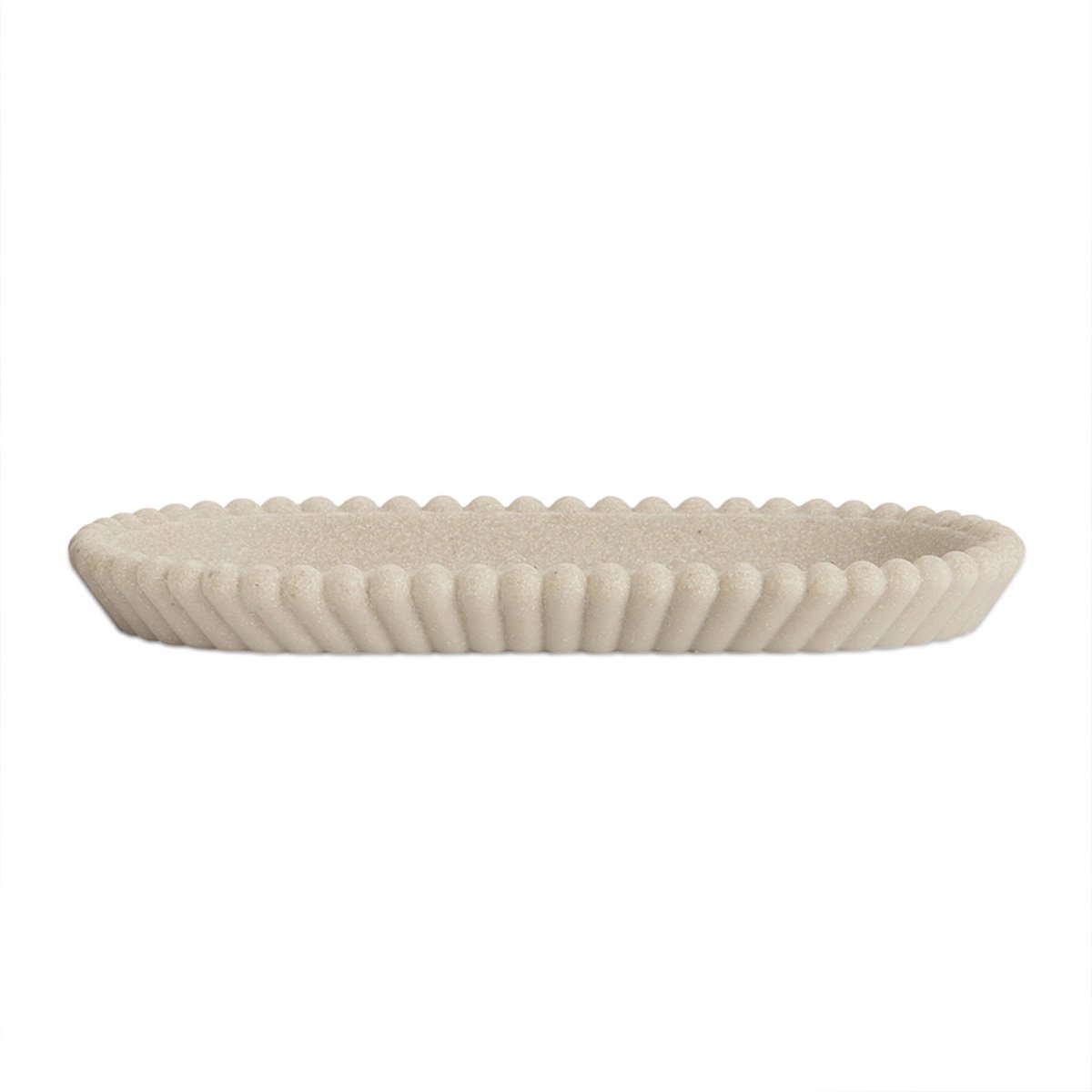 Plateau - Résine beige - LUGANO beige, MAISON AUBERTIN