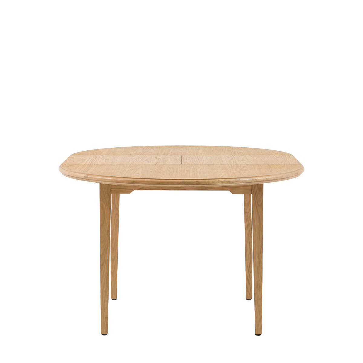 Harriet Oak Round Extending Dining Table light oak wood, SO'HOME