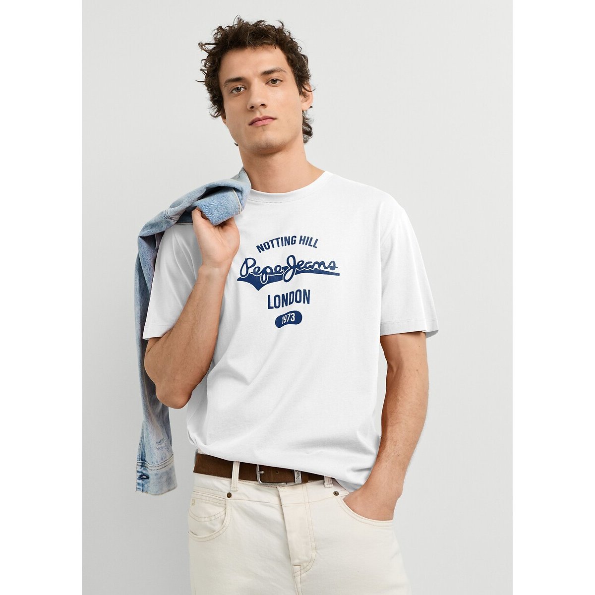 T-shirt manches courtes, JIMMY blanc, PEPE JEANS